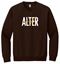Picture of Alter High School - Adult/Unisex - Heavyblend Crewneck Sweatshirt w/ Logo Choice by Gildan 18000 - Brown