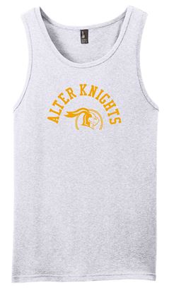 Picture of Alter High School - Adult/Unisex - The Concert Tank Top by District DT5300 - Heather Grey, White, or White Heather