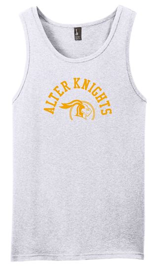 Picture of Alter High School - Adult/Unisex - The Concert Tank Top by District DT5300 - Heather Grey, White, or White Heather
