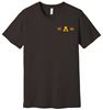 Picture of Alter High School - Adult/Unisex - Jersey Short Sleeve Tee w/ Choice of Left Chest Logo by Bella + Canvas BC3001 - Brown