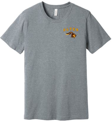 Picture of Alter High School - Adult/Unisex - Jersey Short Sleeve Tee w/ Choice of Left Chest Logo by Bella + Canvas BC3001CVC - Athletic Heather