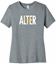 Picture of Alter  - Ladies - Relaxed Short Sleeve Tee w/ Logo Choice by Bella+Canvas BC6400CVC - Athletic Heather