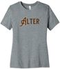 Picture of Alter High School  - Ladies - Relaxed Short Sleeve Tee w/ Logo Choice by Bella+Canvas BC6400CVC - Athletic Heather