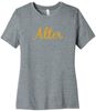 Picture of Alter High School  - Ladies - Relaxed Short Sleeve Tee w/ Logo Choice by Bella+Canvas BC6400CVC - Athletic Heather