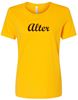 Picture of Alter High School  - Ladies - Jersey Short Sleeve Tee w/ Logo Choice by Bella+Canvas BC6400 - Gold