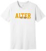 Picture of Alter High School - Adult/Unisex - Jersey Short Sleeve Tee w/ Logo Choice by Bella + Canvas BC3001 - White