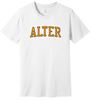 Picture of Alter High School - Adult/Unisex - Jersey Short Sleeve Tee w/ Logo Choice by Bella + Canvas BC3001 - White