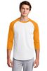Picture of Alter High School - Adult/Unisex - Colorblock 3/4 Sleeve Raglan Jersey w/ Logo Choice by Sport Tek T200 - Gold/White
