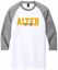 Picture of Alter - Unisex - Perfect Tri 3/4 Sleeve Raglan w/ Logo Choice by District DM136 - Grey Frost/White