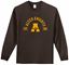 Picture of Alter - Unisex - Long Sleeve Essential Tee w/ Logo Choice by Port & Company PC61LS - Brown