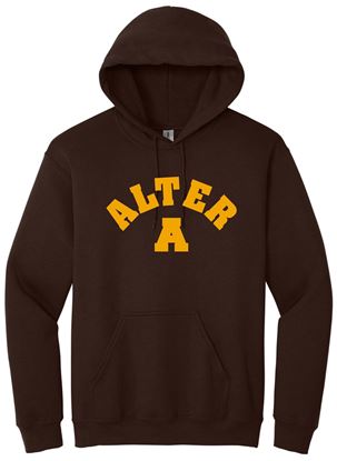 Picture of Alter High School - Adult/Unisex - Heavy Blend Hooded Sweatshirt  by Gildan 18500 - Brown