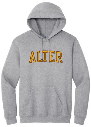 Picture of Alter High School - Adult/Unisex - Heavy Blend Hooded Sweatshirt w/ Logo Choice by Gildan 18500 - Sports Grey