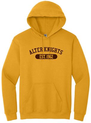 Picture of Alter High School - Adult/Unisex - Heavy Blend Hooded Sweatshirt w/ Logo Choice by Gildan 18500 - Gold