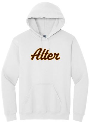 Picture of Alter High School - Adult/Unisex - Heavy Blend Hooded Sweatshirt w/ Logo Choice by Gildan 18500 - White