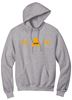 Picture of Alter High School - Adult/Unisex - Powerblend Hooded Sweatshirt w/ Logo Choice by Champion S700 - Light Steel