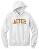 Picture of Alter High School - Adult/Unisex - Powerblend Hooded Sweatshirt w/ Logo Choice by Champion S700 - White