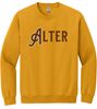 Picture of Alter High School - Adult/Unisex - Heavyblend Crewneck Sweatshirt w/ Logo Choice by Gildan 18000 - Gold