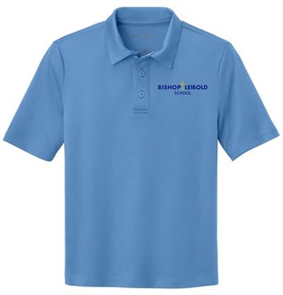 Picture of Bishop Leibold - Youth  - Dri Fit Short Sleeve Uniform Polo by Sport Tek - Y540 Carolina Blue