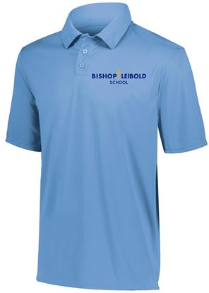Picture of Bishop Leibold - Adult/Unisex - Dri Fit Short Sleeve Uniform Polo by Augusta 5017 - Columbia Blue or White