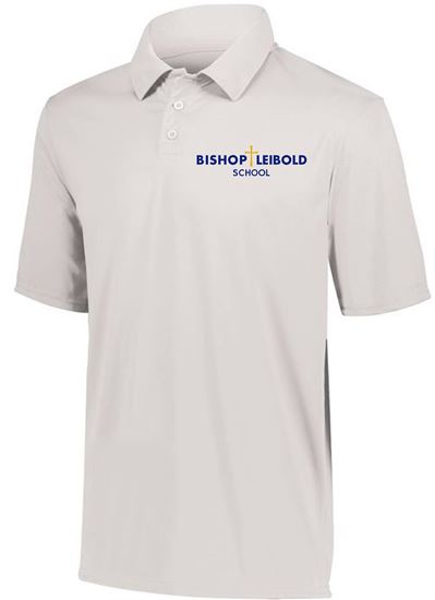 Picture of Bishop Leibold - Youth - Dri Fit Short Sleeve Uniform Polo by Augusta 5018 - White