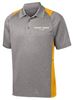 Picture of Bishop Leibold - Unisex - Performance Polo by Sport Tek ST665 - Heather Grey/Gold or Heather Grey/Royal