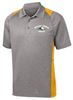 Picture of Bishop Leibold - Unisex - Performance Polo by Sport Tek ST665 - Heather Grey/Gold or Heather Grey/Royal