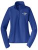 Picture of Bishop Leibold - Ladies - Wicking 1/4 Zip Pullover w/ BLS Eagle Logo by Sport Tek LST850 - Heather Charcoal Grey, True Navy, True Royal, or White