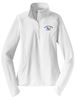 Picture of Bishop Leibold - Ladies - Wicking 1/4 Zip Pullover w/ BLS Eagle Logo by Sport Tek LST850 - Heather Charcoal Grey, True Navy, True Royal, or White