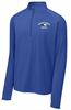 Picture of Bishop Leibold - Unisex - Wicking 1/4 Zip Pullover by Sport Tek ST850 - Heather Charcoal Grey, Navy, Royal, White