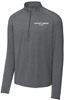 Picture of Bishop Leibold - Unisex - Wicking 1/4 Zip Pullover by Sport Tek ST850 - Heather Charcoal Grey, Navy, Royal, White