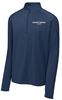 Picture of Bishop Leibold - Unisex - Wicking 1/4 Zip Pullover by Sport Tek ST850 - Heather Charcoal Grey, Navy, Royal, White
