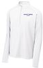 Picture of Bishop Leibold - Unisex - Wicking 1/4 Zip Pullover by Sport Tek ST850 - Heather Charcoal Grey, Navy, Royal, White