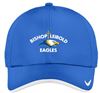Picture of NEW!! Bishop Leibold Nike Dri-FIT Swoosh Perforated Cap by Sanmar NKFB6445 - Royal or White