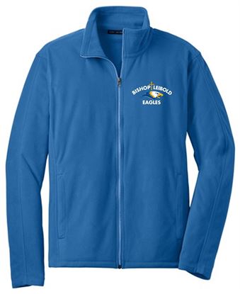 Picture of Bishop Leibold -  Unisex - Microfleece Full Zip Jacket by Port Authority F223 - Light Royal, Navy, or Pearl Grey