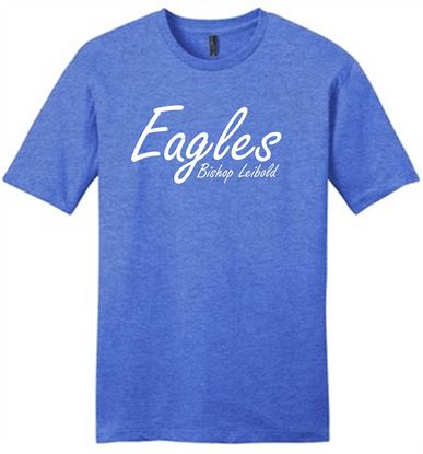 Picture of Bishop Leibold - Youth/Unisex by District DT6000/DT6000Y Script Eagles Logo - Neon Pink or Royal Frost