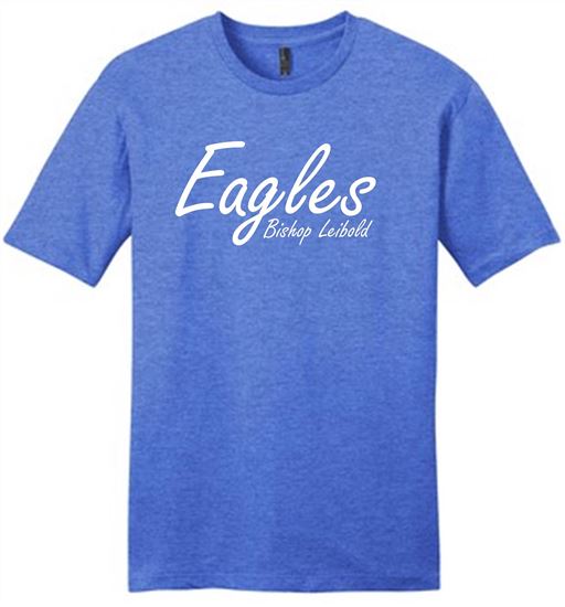 Picture of Bishop Leibold - Youth/Unisex by District DT6000/DT6000Y Script Eagles Logo - Neon Pink or Royal Frost