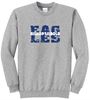 Picture of Bishop Leibold - Youth & Adult/Unisex - Crewneck Sweatshirt by Port & CO PC90Y/ PC78 - Stacked Royal & White Logo