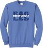 Picture of Bishop Leibold - Youth & Adult/Unisex - Crewneck Sweatshirt by Port & CO PC90Y/ PC78 - Stacked Royal & White Logo