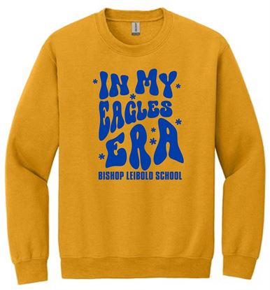 Picture of NEW!!! Bishop Leibold - Youth/Unisex - New Era Crewneck Sweatshirts 18000/18000B Script Eagles Logo -