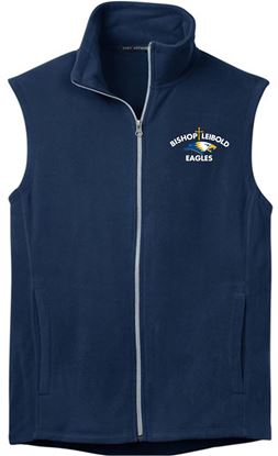 Picture of Bishop Leibold - Adult/Unisex - Microfleece Vest by Port Authority F226 - Pearl Grey or Navy