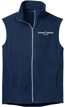 Picture of Bishop Leibold - Adult/Unisex - Microfleece Vest by Port Authority F226 - Pearl Grey or Navy
