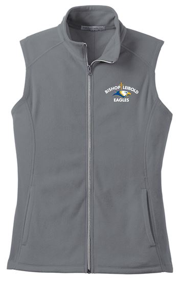 Picture of Bishop Leibold -  Ladies -  Microfleece Vest by Port Authority L226 - Pearl Grey