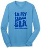 Picture of NEW!! Bishop Leibold - Youth/Unisex -  Long Sleeve Tee with Eagles Era Logo by Port & Company PC54LS/PC54YLS - Athletic Heather or White