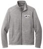 Picture of NEW!! Bishop Leibold - Unisex -  Full Zip Arc Sweater Fleece Jacket by Port Authority - F428 - Grey Smoke