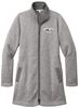 Picture of Bishop Leibold -  Ladies - Arc Sweater Fleece Long Jacket by Port Authority L425 -  Grey Smoke