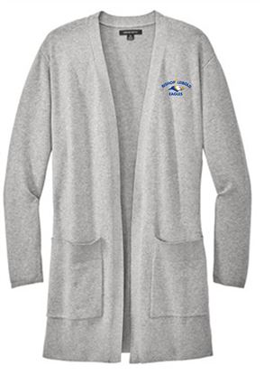 Picture of NEW!!! Bishop Leibold  Ladies Open-Front Cardigan Sweater by Mercer+Mettle - MM3023 - Grey Heather