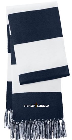 Picture of Bishop Leibold - Scarf by Sport-Tek STA02 - Royal & Gold