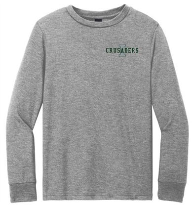 Picture of NEW!! Incarnation - Youth/Unisex Long Sleeve Gym Tee by District DT132y/DM132 - Grey Frost