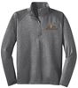 Picture of Alter - Unisex - Sport Wick Stretch 1/4 Zip Pullover w/ Logo Choice by Sport Tek ST850 - Charcoal Heather Grey