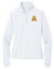 Picture of Alter - Ladies - Sport-Wick Stretch 1/2-Zip Pullover w/ Logo Choice by Sport-Tek LST850 - White